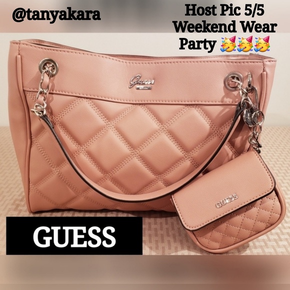 Guess Handbags - Guess Cheerleader Large Tote With Coin Purse